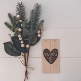 Bookmark Engraved Gift Natural Wood Eco Friendly Book Mr & Mrs Personalised Gift For Couples