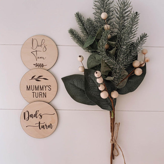 Decision Maker For Parents Newborn Funny Gift For Mum and Dad Engraved Wood Eco Friendly