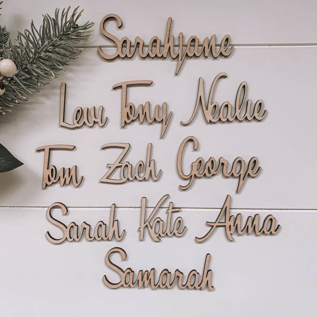 Place Cards - Laser Cut