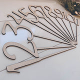 Wedding table numbers, laser cut numbers, wooden table numbers nz, rustic wedding table numbers cut out, set of table numbers for wedding, rustic natural wood table numbers