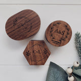 Oval ring box, circle ring box, hexagon ring box, square ring box, we have them all!