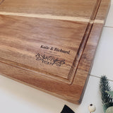 Premium Engraved Butchers Block