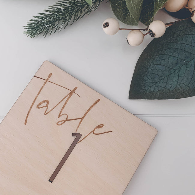 Rustic table numbers for your wedding, custom table numbers and best ideas for table numbers