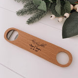 Custom wooden bottle opener nz, nz personalised bottle openers, natural wooden bottle opener