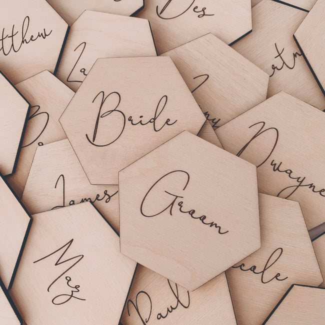 Place Cards - Engraved
