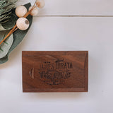 Corporate wooden USB gift box - 64GB USB 3.0 made from walnut or natural wood