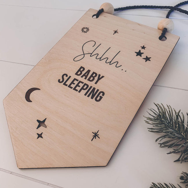Wooden Baby Sign For Nursery Personalised Motherhood
