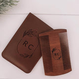 Beard Comb Wedding Gift For Groomsmen Personalised Birthday Gifts For Him