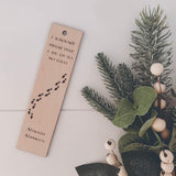 Bookmark Engraved Gift Natural Wood Eco Friendly Book Harry Potter Mischief Managed Magic Personalised