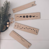 Bookmark Engraved Gift Natural Wooden Perfect Gift For