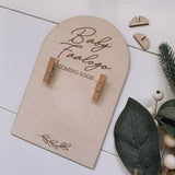 Gorgeous wooden plaque to announce your pregnancy. Made locally in New Zealand.
