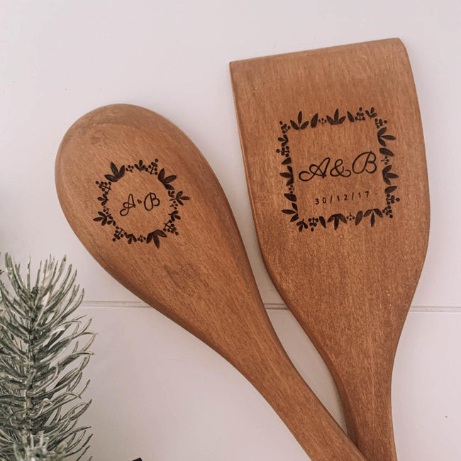 Salad Server Set - The Occasion Co. - Personalised engraved gifts for the home, wedding, kids, pets and more.