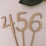 Wedding table numbers, laser cut numbers, wooden table numbers nz, rustic wedding table numbers cut out, unique wedding table number ideas