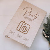 Wedding photo guest book sign, sign the guestbook sign, polaroid wedding guest book sign, instax sign for guest book, instax wedding guestbook, wooden guest book sign, wedding decor, wedding signage, top things for weddings